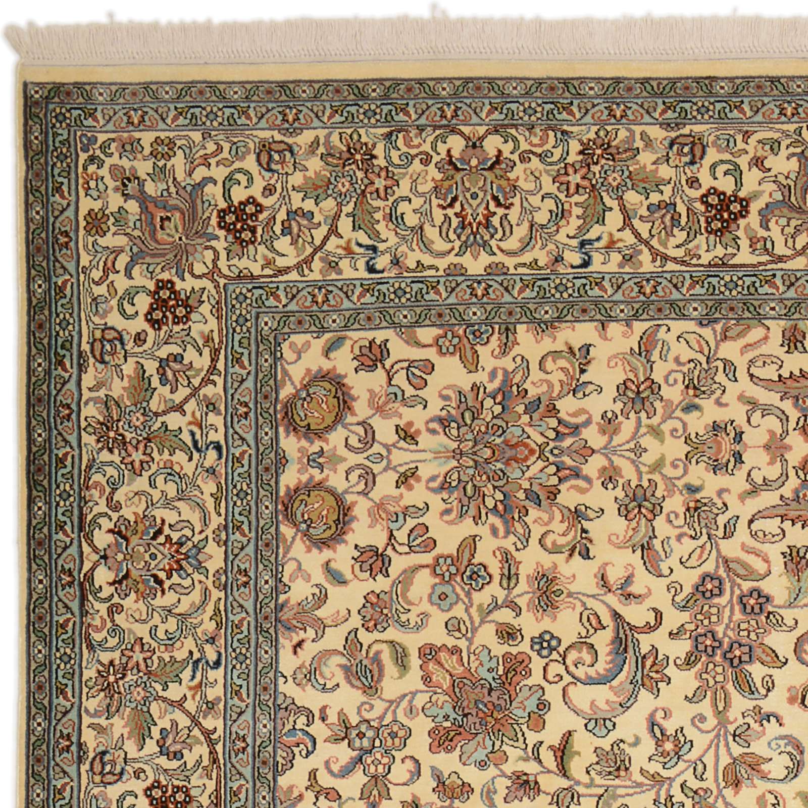 Kashmir Oriental Rug 279 × 190 cm, silk, hand-knotted — view 6