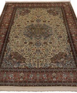 Kashmir Oriental Rug 283 × 190 cm, silk, hand-knotted — view 2