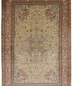 Kashmir Oriental Rug 283 × 190 cm, silk, hand-knotted