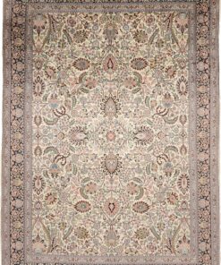 Kashmir Oriental Rug 271 × 192 cm, silk, hand-knotted