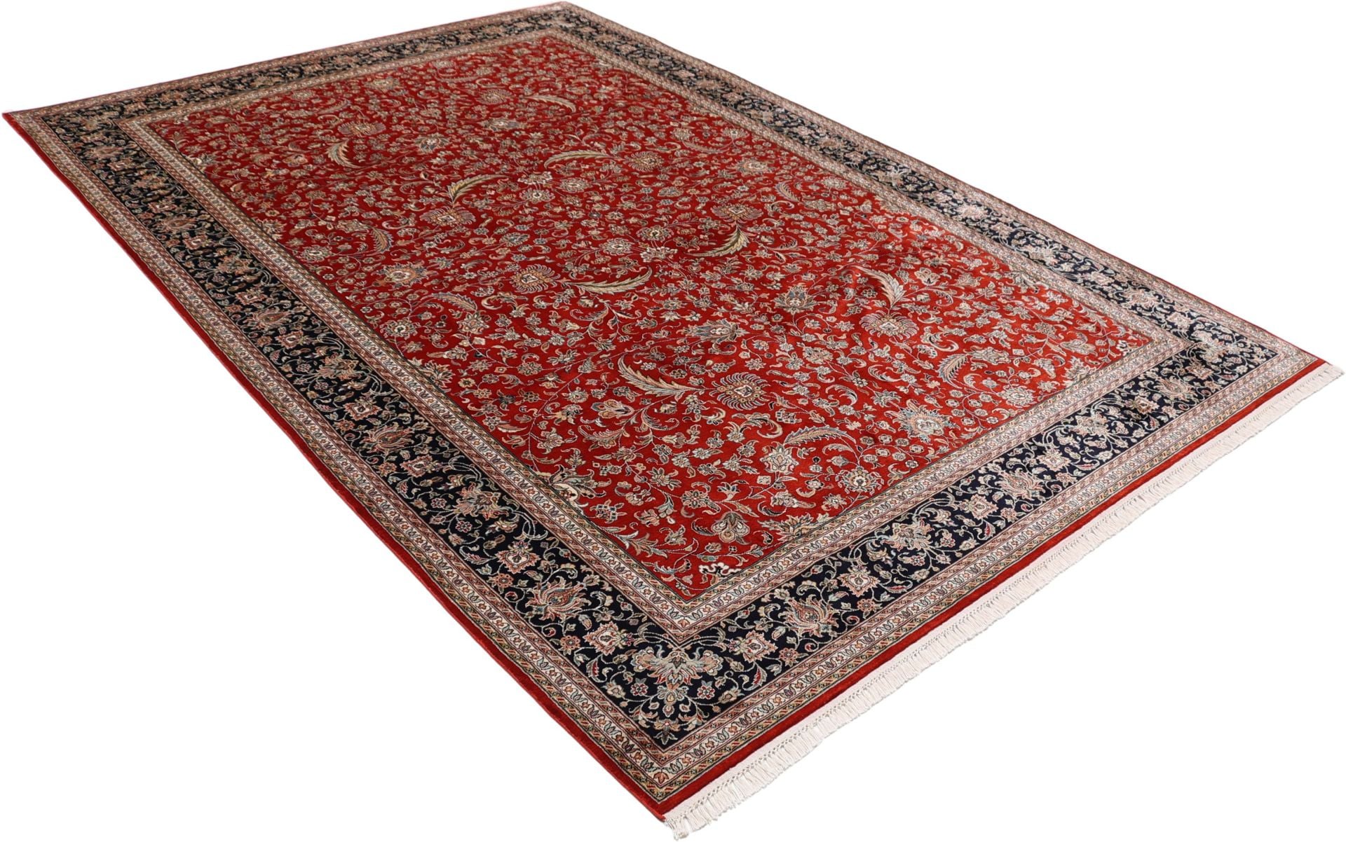 Kashmir Oriental Rug 299 × 201 cm, silk, hand-knotted — view 4
