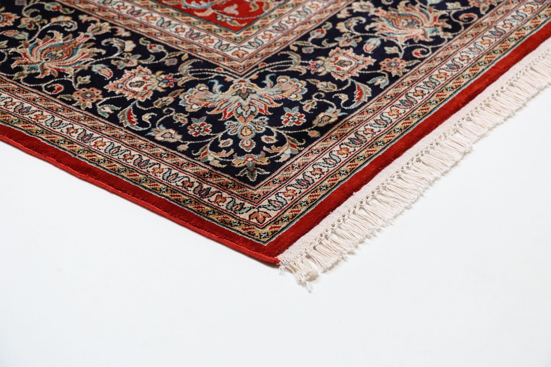 Kashmir Oriental Rug 299 × 201 cm, silk, hand-knotted — view 6