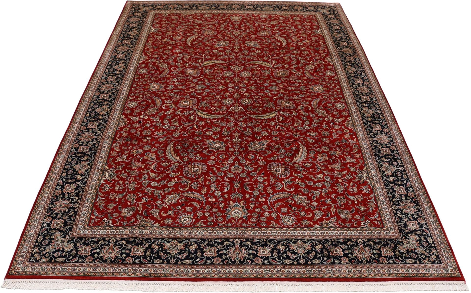 Kashmir Oriental Rug 299 × 201 cm, silk, hand-knotted — view 7