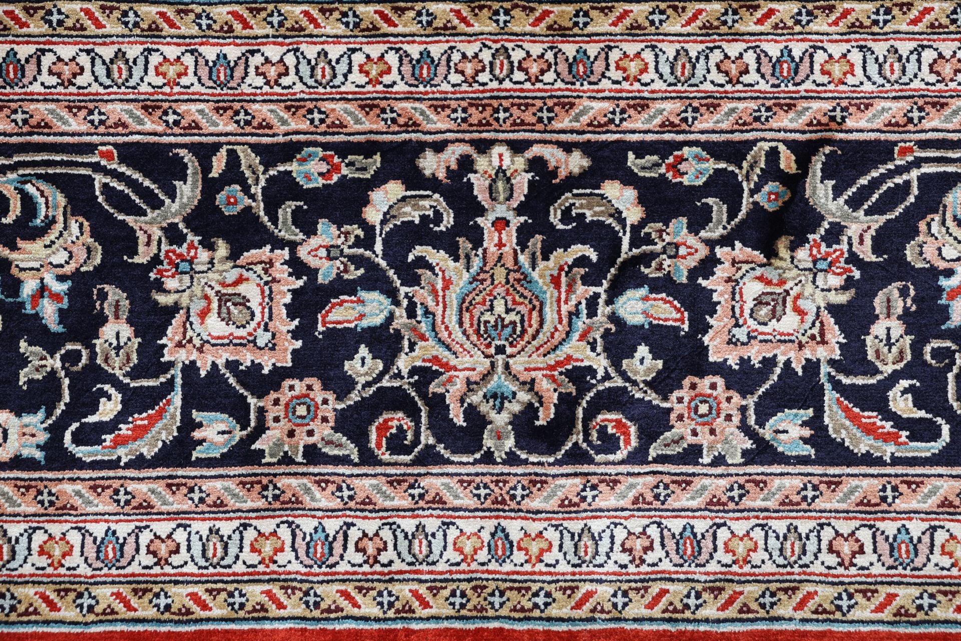 Kashmir Oriental Rug 299 × 201 cm, silk, hand-knotted — view 8