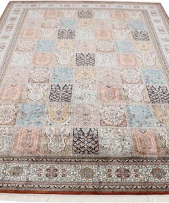 Kashmir Oriental Rug 296 × 203 cm, silk, hand-knotted — view 2