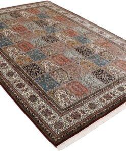 Kashmir Oriental Rug 296 × 203 cm, silk, hand-knotted — view 4