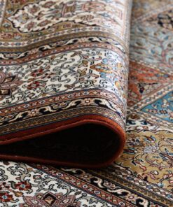 Kashmir Oriental Rug 296 × 203 cm, silk, hand-knotted — view 10