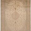 Kashmir Oriental Rug 310 × 213 cm, silk, hand-knotted