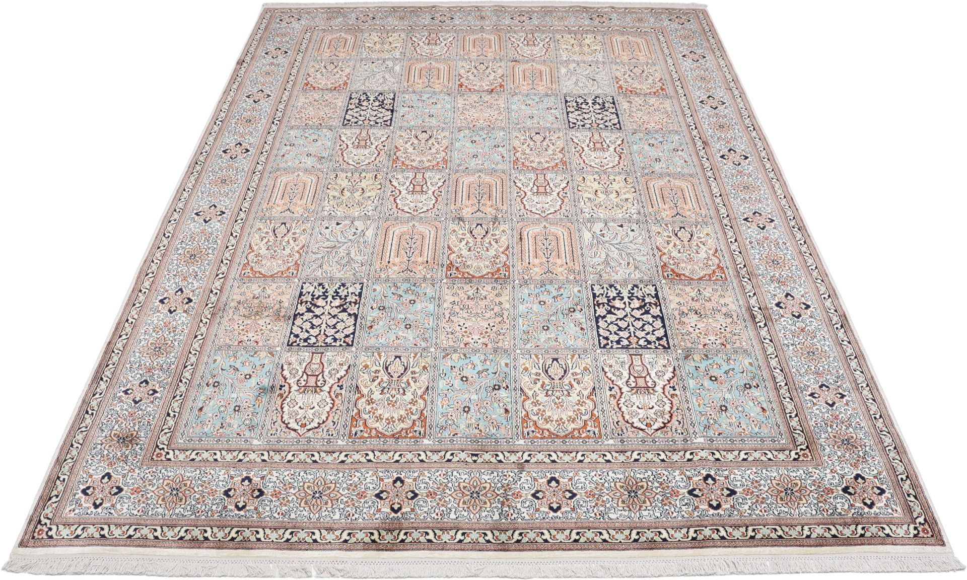 Kashmir Oriental Rug 296 × 215 cm, silk, hand-knotted — view 2