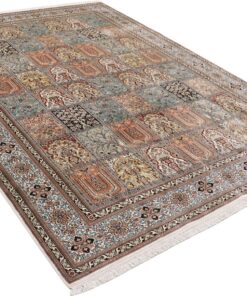 Kashmir Oriental Rug 296 × 215 cm, silk, hand-knotted — view 4