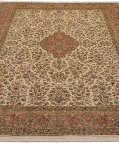 Kashmir Oriental Rug 309 × 215 cm, silk, hand-knotted — view 2
