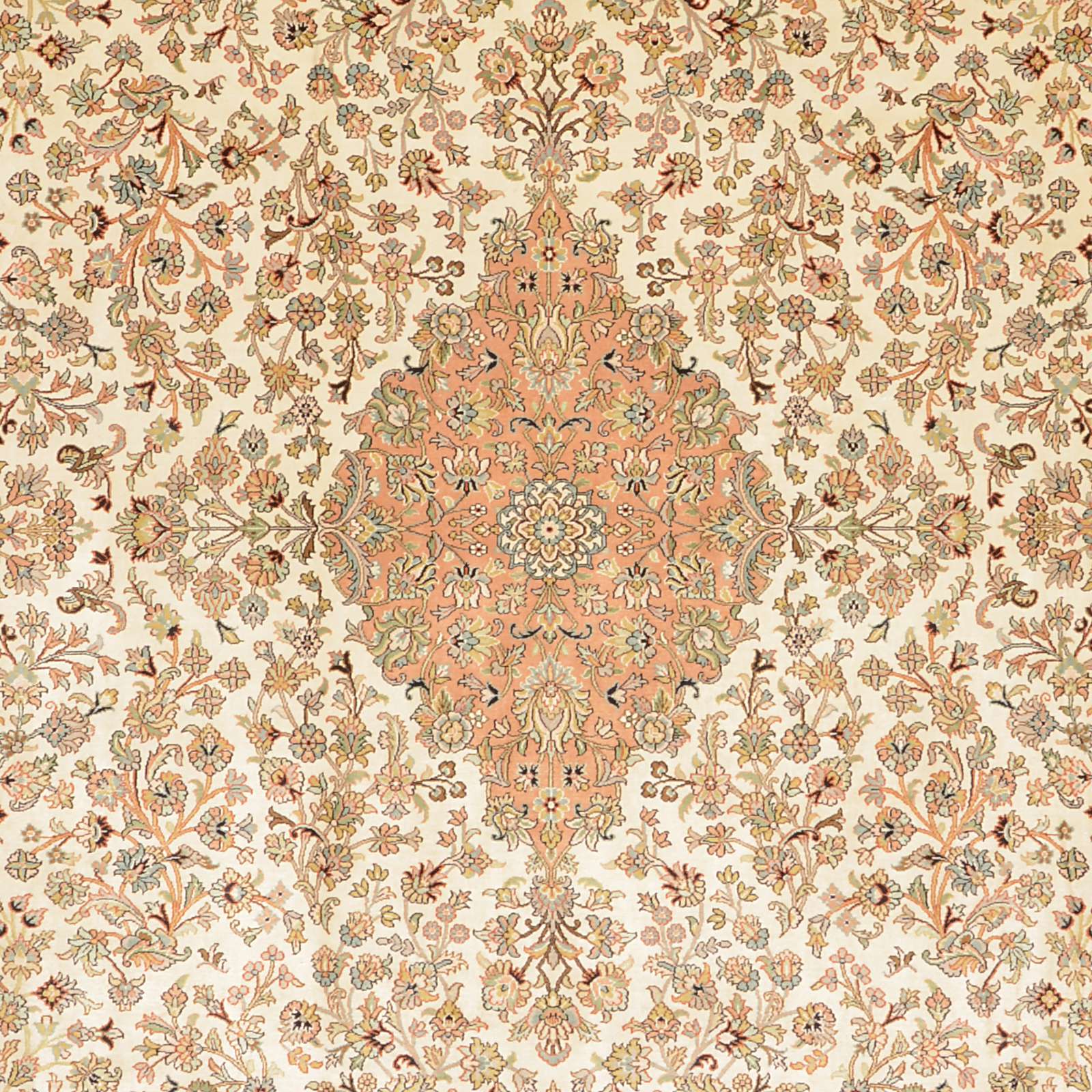 Kashmir Oriental Rug 309 × 215 cm, silk, hand-knotted — view 4