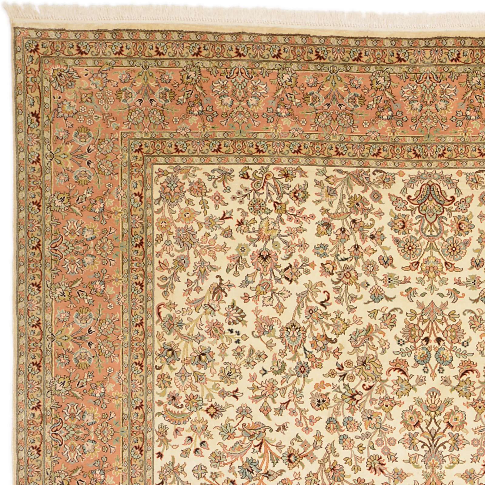 Kashmir Oriental Rug 309 × 215 cm, silk, hand-knotted — view 5