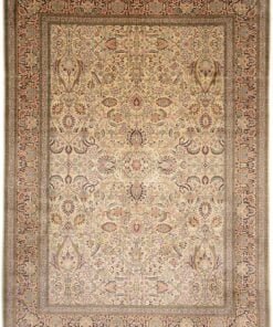 Kashmir Oriental Rug 299 × 216 cm, silk, hand-knotted
