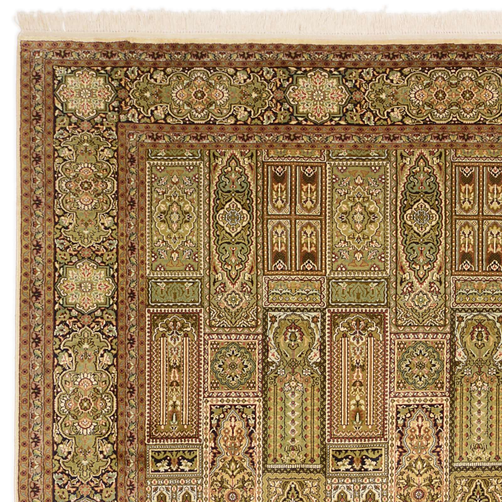 Kashmir Oriental Rug 308 × 216 cm, silk, hand-knotted — view 5