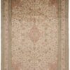 Kashmir Oriental Rug 311 × 216 cm, silk, hand-knotted