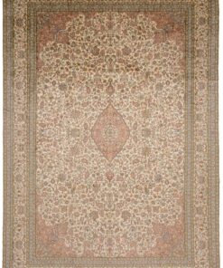 Kashmir Oriental Rug 311 × 216 cm, silk, hand-knotted