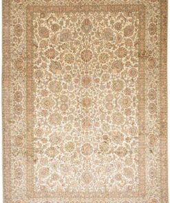 Kashmir Oriental Rug 314 × 219 cm, silk, hand-knotted
