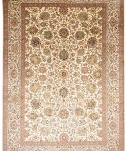 Kashmir Oriental Rug 317 × 219 cm, silk, hand-knotted