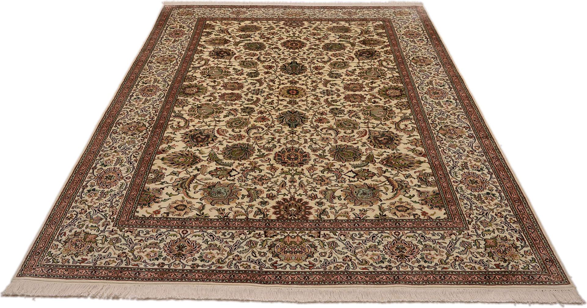 Kashmir Oriental Rug 317 × 219 cm, silk, hand-knotted — view 2