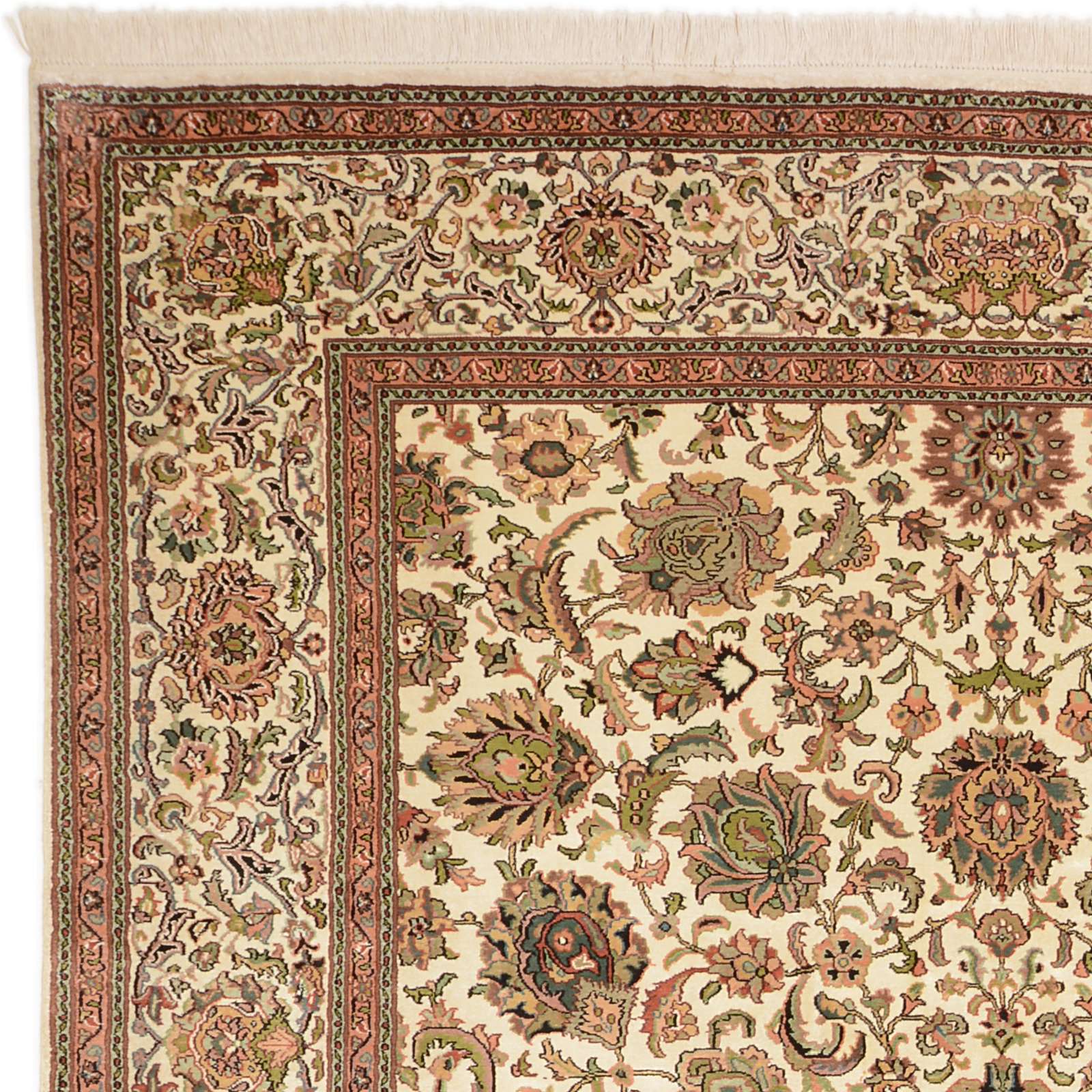 Kashmir Oriental Rug 317 × 219 cm, silk, hand-knotted — view 5