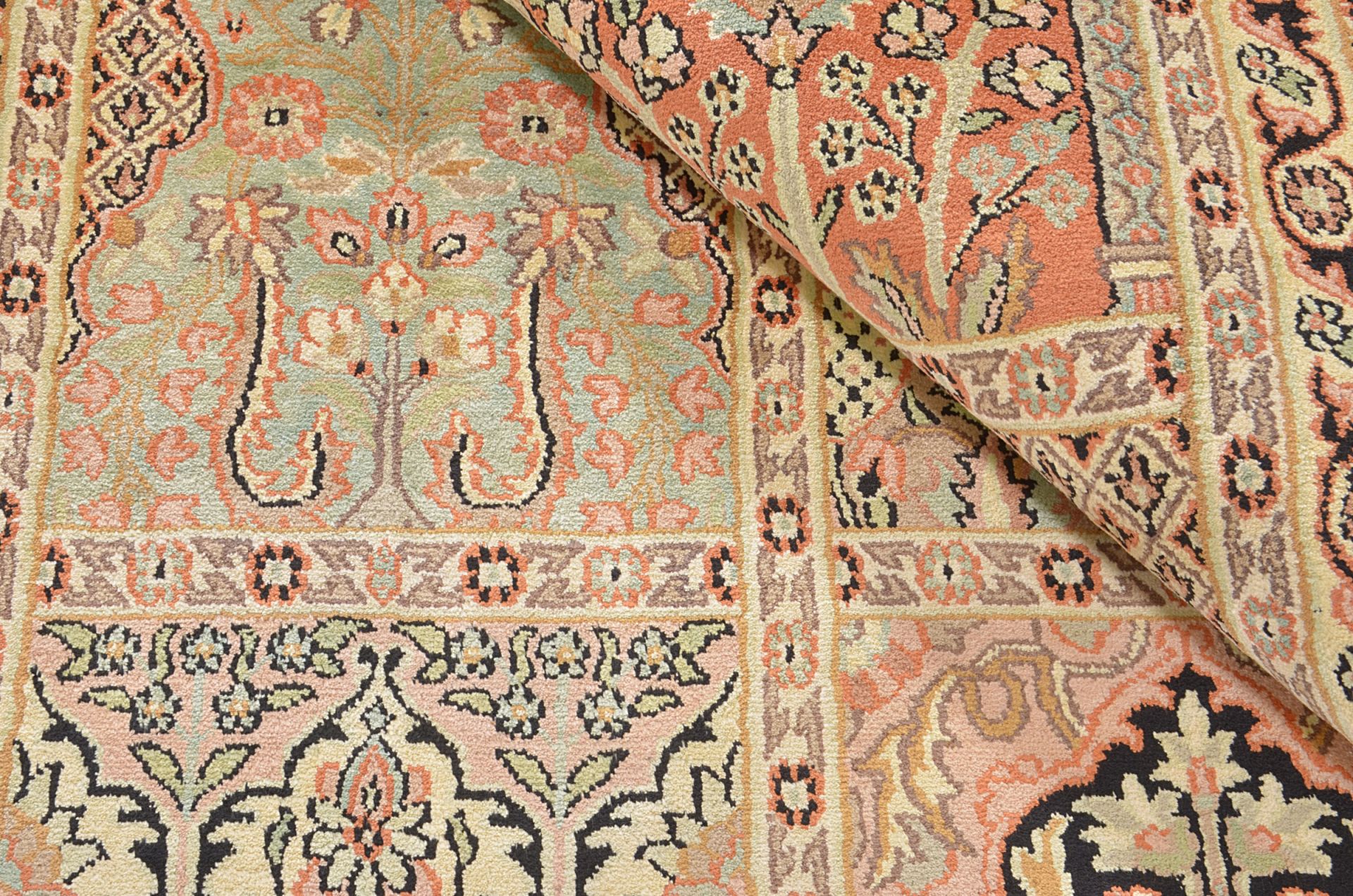 Kashmir Oriental Rug 307 × 222 cm, silk, hand-knotted — view 5