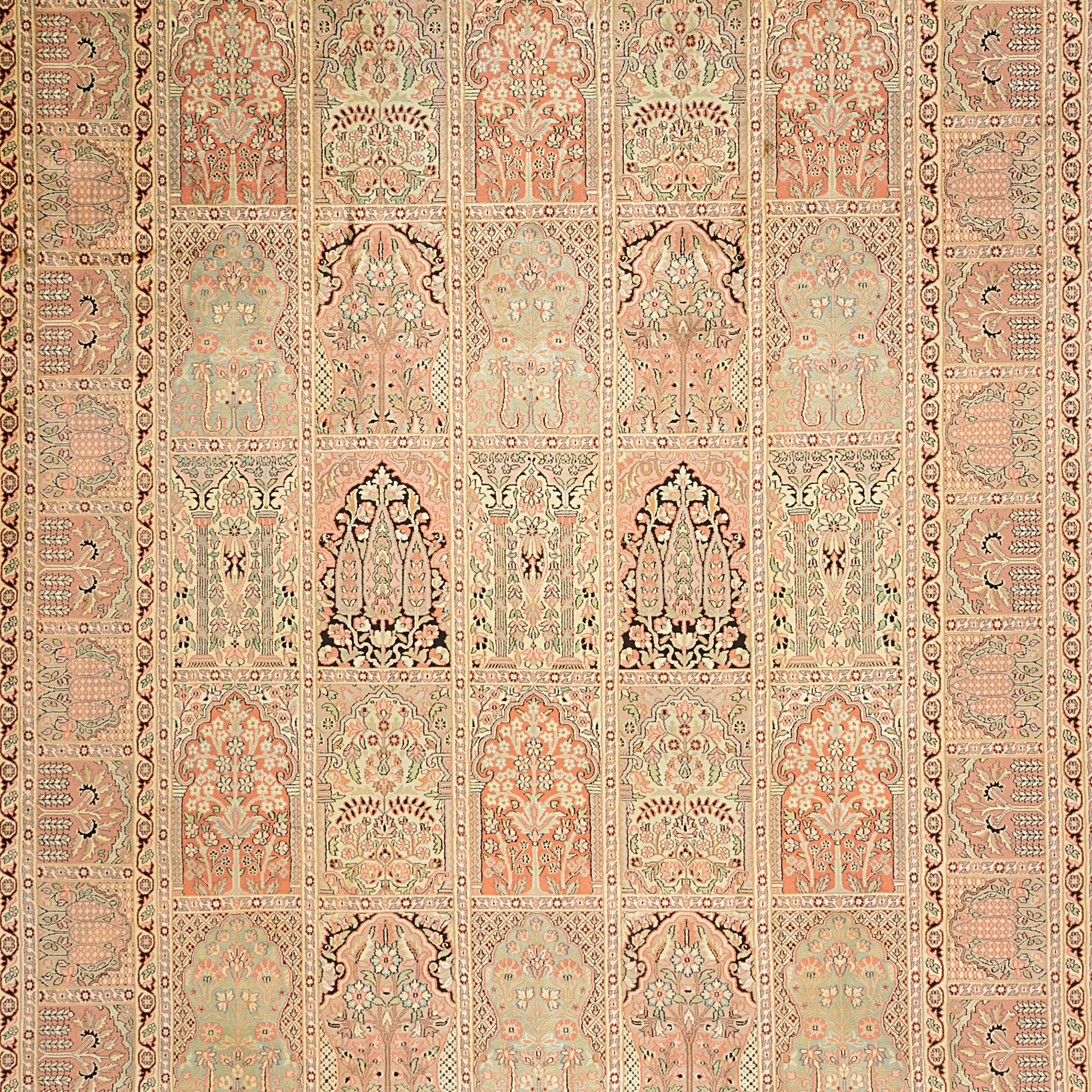 Kashmir Oriental Rug 307 × 222 cm, silk, hand-knotted — view 6