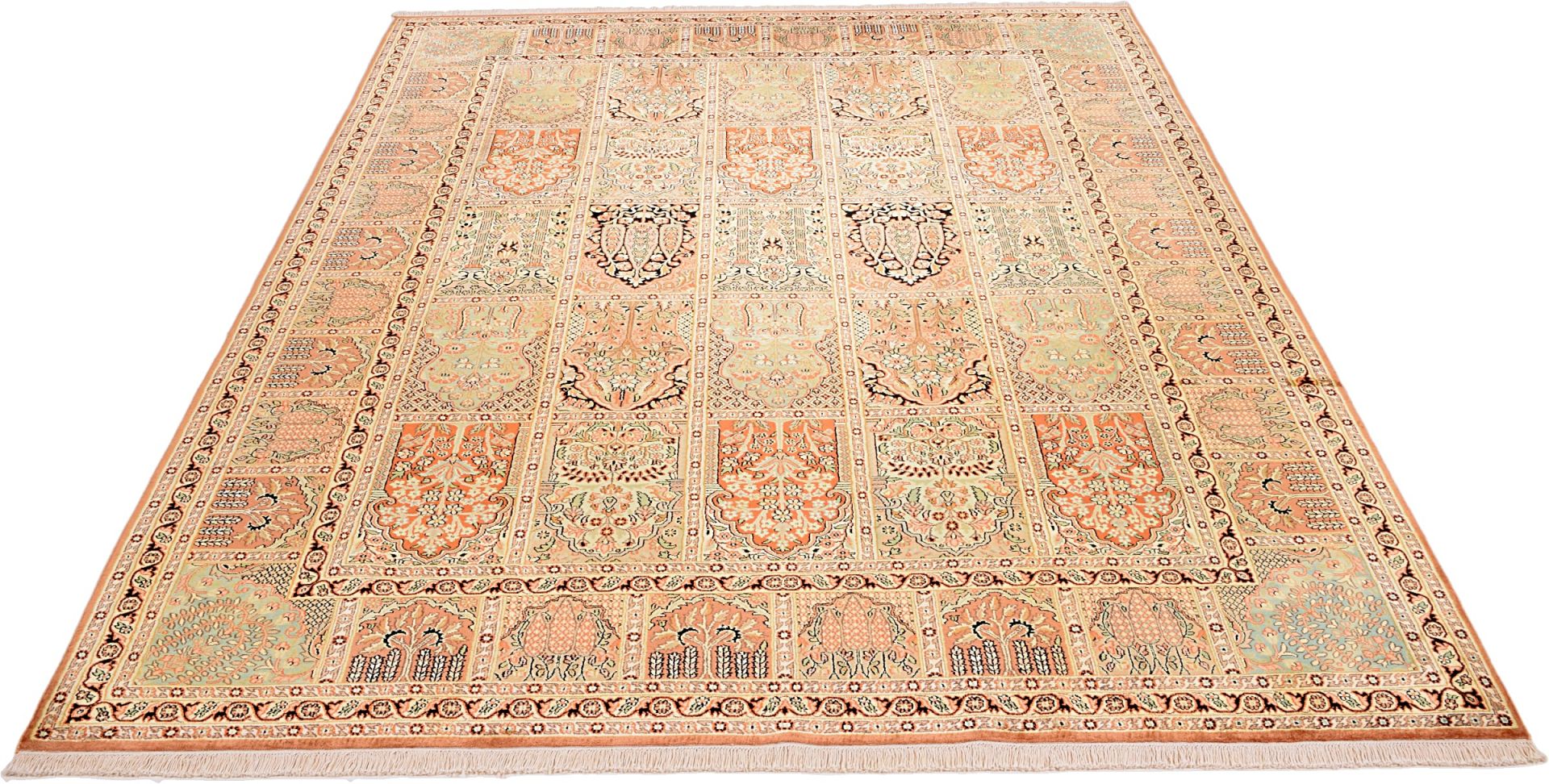 Kashmir Oriental Rug 307 × 222 cm, silk, hand-knotted — view 3