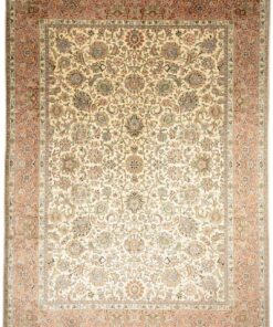 Kashmir Oriental Rug 340 × 240 cm, silk, hand-knotted