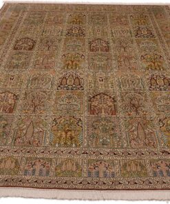 Kashmir Oriental Rug 334 × 242 cm, silk, hand-knotted — view 2