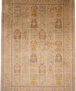 Kashmir Oriental Rug 334 × 242 cm, silk, hand-knotted