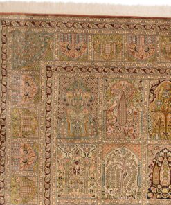Kashmir Oriental Rug 334 × 242 cm, silk, hand-knotted — view 5