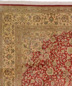 Kashmir Oriental Rug 304 × 244 cm, silk, hand-knotted — view 6