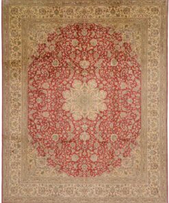 Kashmir Oriental Rug 304 × 244 cm, silk, hand-knotted