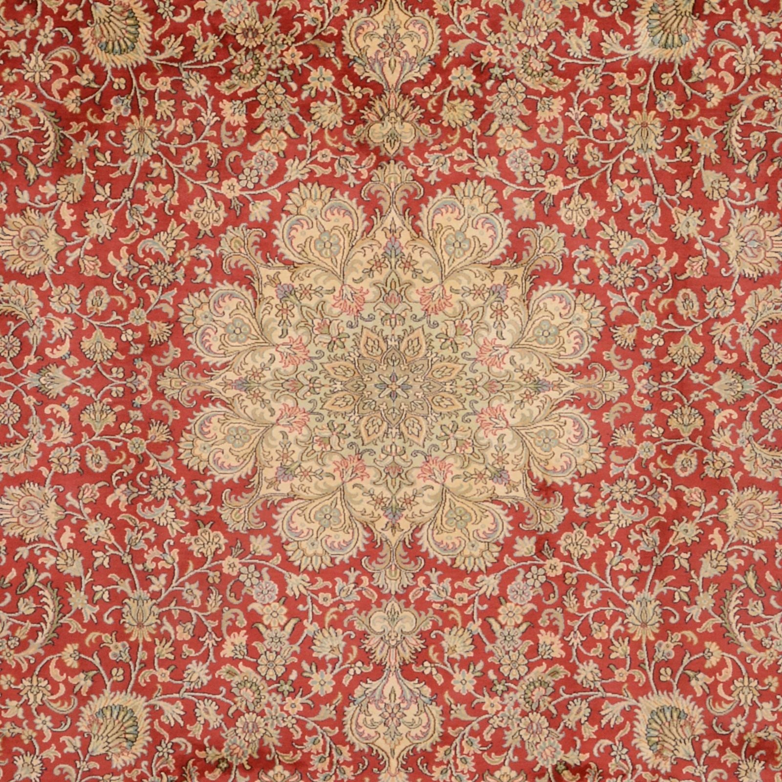Kashmir Oriental Rug 304 × 244 cm, silk, hand-knotted — view 5