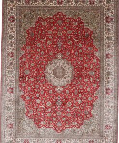 Kashmir Oriental Rug 335 × 244 cm, silk, hand-knotted