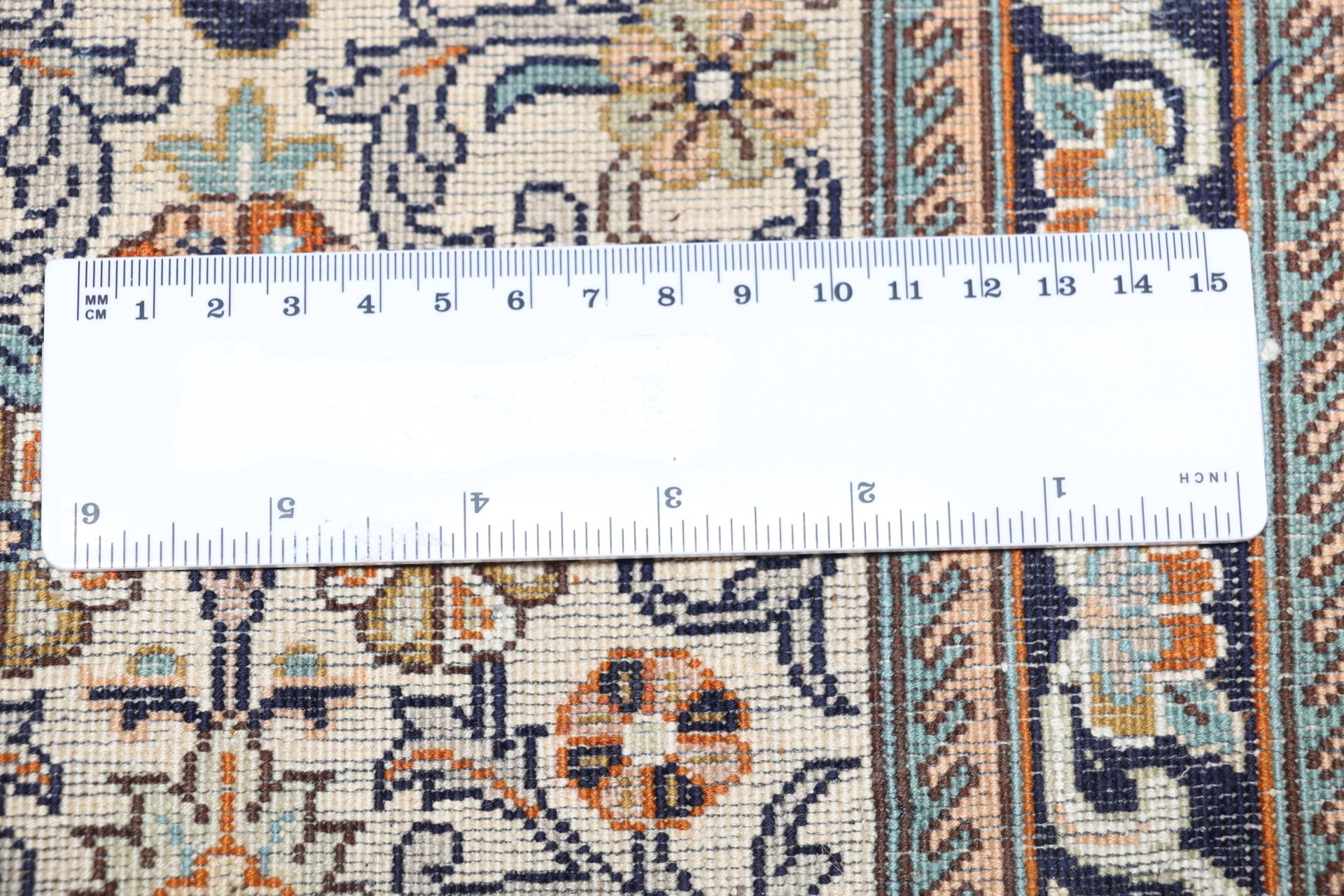 Kashmir Oriental Rug 245 × 245 cm, silk, hand-knotted — view 11
