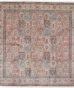 Kashmir Oriental Rug 245 × 245 cm, silk, hand-knotted