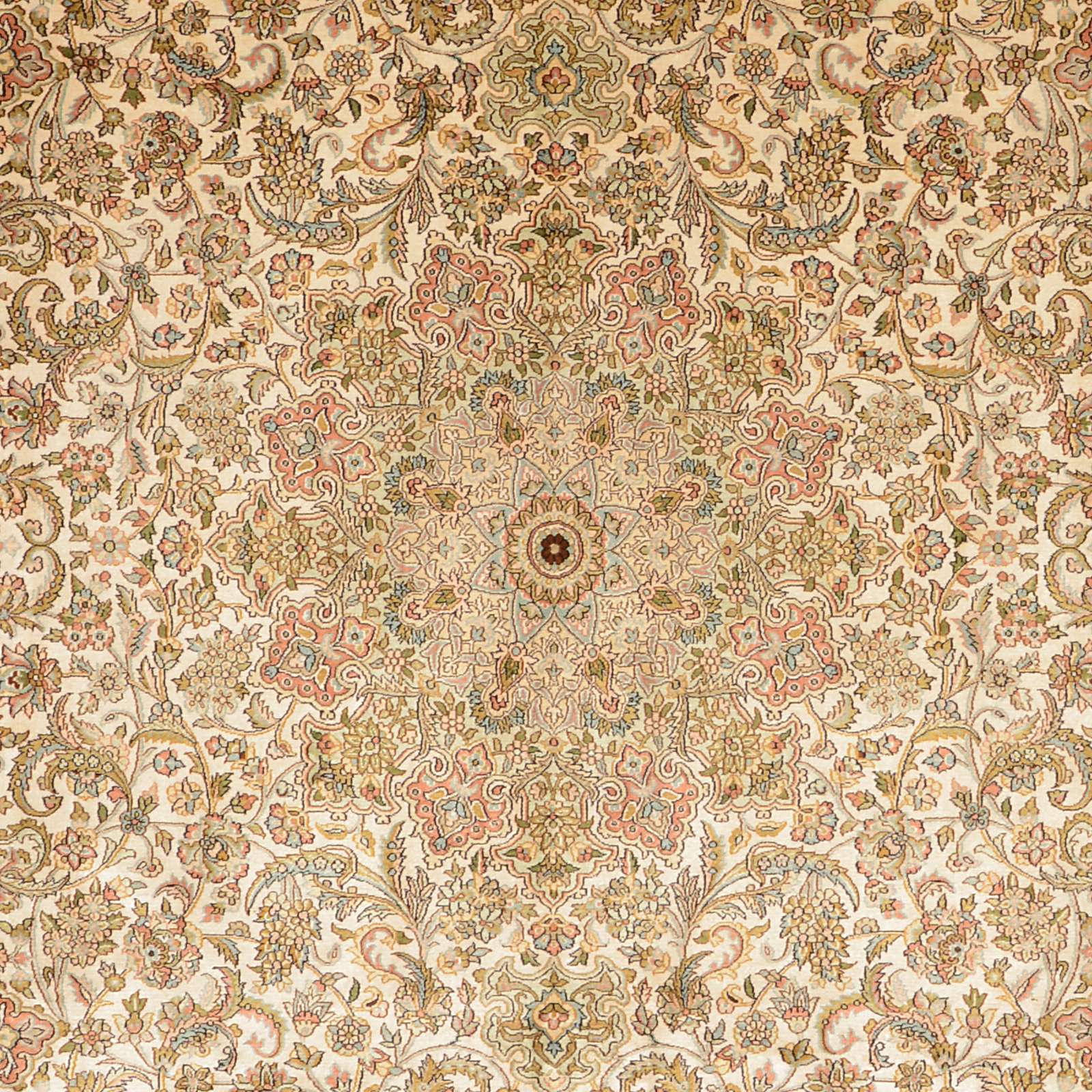Kashmir Oriental Rug 307 × 245 cm, silk, hand-knotted — view 4