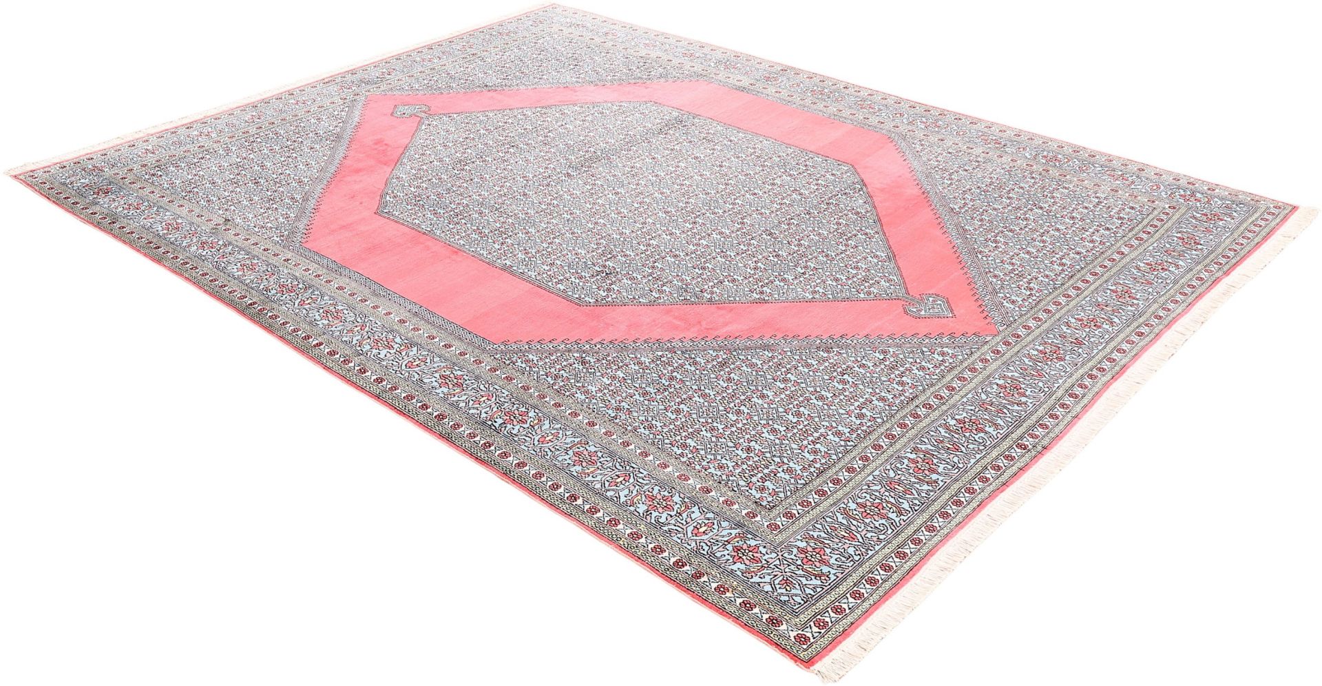 Kashmir Oriental Rug 326 × 245 cm, silk, hand-knotted — view 4