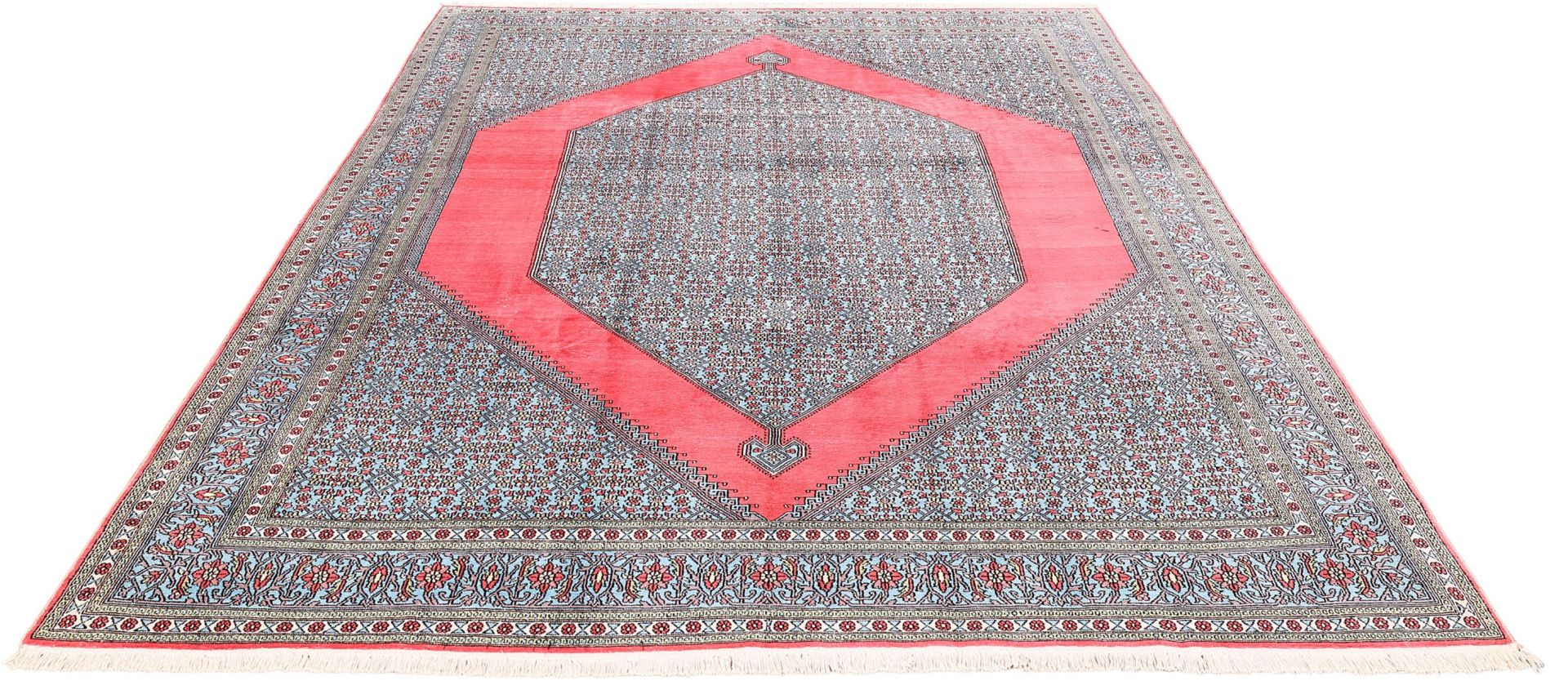 Kashmir Oriental Rug 326 × 245 cm, silk, hand-knotted — view 2