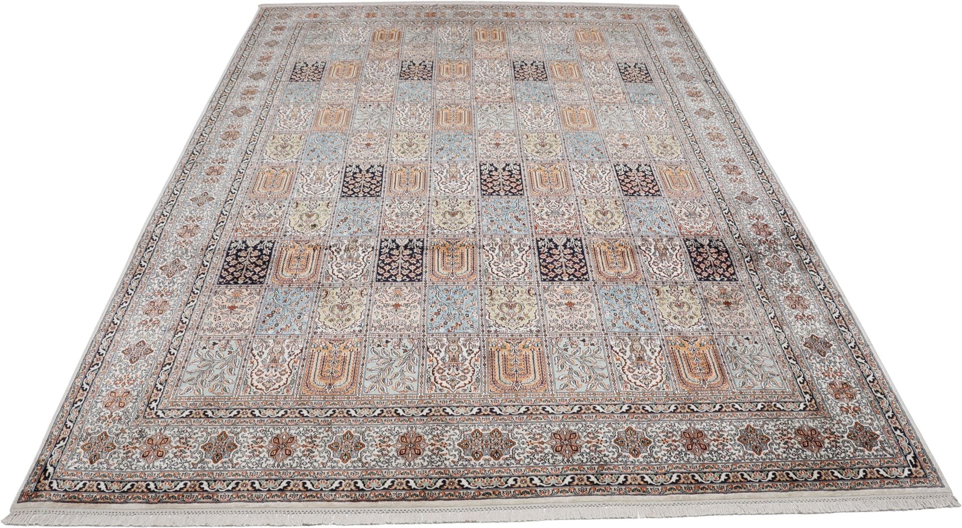 Kashmir Oriental Rug 349 × 247 cm, silk, hand-knotted — view 2