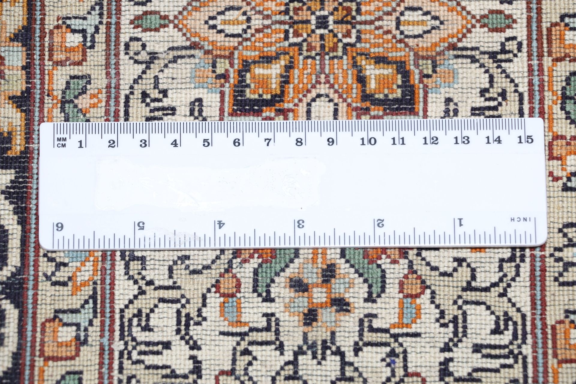 Kashmir Oriental Rug 349 × 247 cm, silk, hand-knotted — view 11