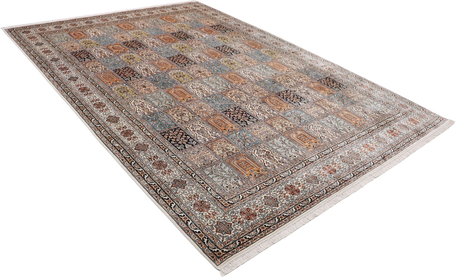 Kashmir Oriental Rug 349 × 247 cm, silk, hand-knotted — view 4