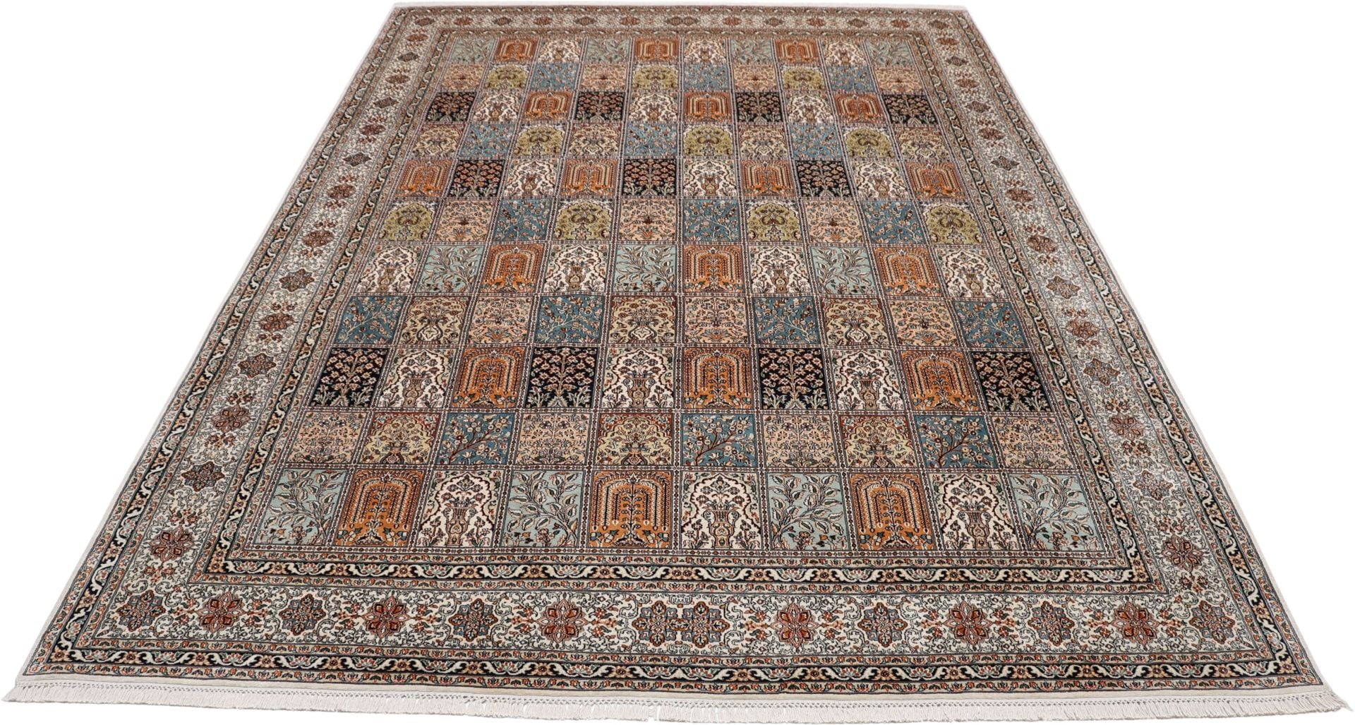 Kashmir Oriental Rug 349 × 247 cm, silk, hand-knotted — view 7