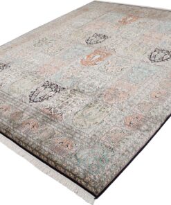 Kashmir Oriental Rug 300 × 248 cm, silk, hand-knotted — view 3