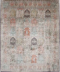 Kashmir Oriental Rug 300 × 248 cm, silk, hand-knotted