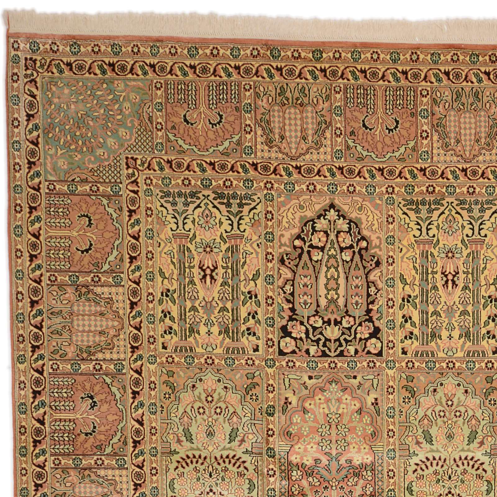 Kashmir Oriental Rug 369 × 272 cm, silk, hand-knotted — view 6
