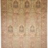 Kashmir Oriental Rug 369 × 272 cm, silk, hand-knotted