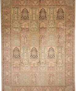 Kashmir Oriental Rug 369 × 272 cm, silk, hand-knotted